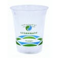Fabri-Kal Greenware GC16S  Compostable Clear Plastic Cold Cup - 1000 Count (16oz)