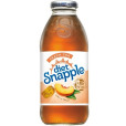 Diet Snapple Peach Tea - 16oz (Glass Bottles)