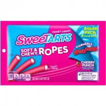 Wonka Sweetarts Soft & Chewy Ropes (Formerly Kazoozles) Cherry Punch - 1.8oz/3.5oz