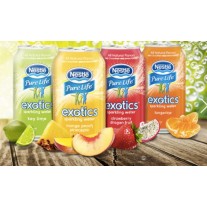 Nestle Pure Life Sparkling Water Exotics Key Lime / Mango Peach Pineapple / Strawberry Dragon Fruit / Tangerine - 12oz