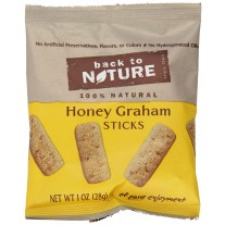 Back to Nature Honey Graham Sticks- 1oz