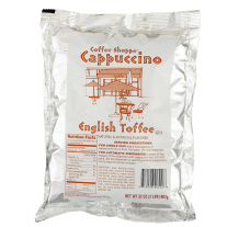 Coffee Shoppe English Toffee Cappuccino Beverage Mix - Single Serve (2lb)