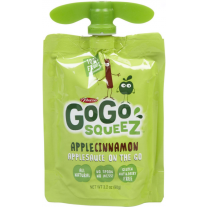 GoGo SqueeZ Apple Cinnamon Applesauce Pouch - 3.2oz