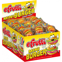 Efrutti Mini Burger Gummi Candy - 60 Count (.32oz)