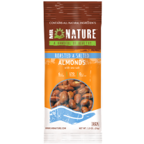 Mr. Nature Salted Almonds - 1oz