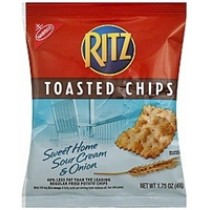Ritz Toasted Chips Sweet Home Sour Cream & Onion - 1.75oz