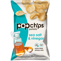 Pop Chips Salt & Vinegar - 0.8oz