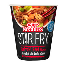 Nissin Cup of Noodles Stir Fry Teriyaki Beef Flavor - 6 Count (2.89oz)