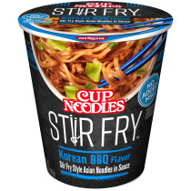 Nissin Cup of Noodles Stir Fry Korean BBQ Flavor - 6 Count (2.89oz)