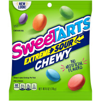 Sweet Tarts Extreme Sour Chewy - 6oz