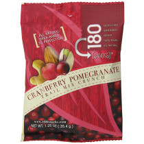 180 Snacks Cranberry Pomegranate Trail Mix Crunch - 48 Count (1.25oz)