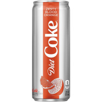 Diet Coke Zesty Blood Orange - 12oz