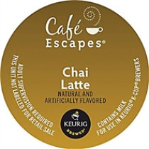 Cafe Escapes Chai Latte K-Cups - 24ct