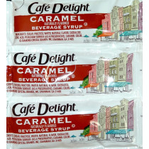 Cafe Delight Caramel Syrup Packets - 200 Count