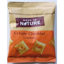 Back to Nature Crispy Cheddar Crackers- 1oz