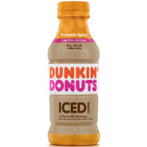 Dunkin' Donuts Iced Coffee Pumpkin Spice - 13.7oz