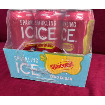 Sparkling ICE STARBURST Cherry - 12 Count Cans (16oz)