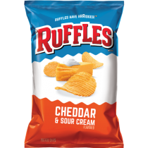 Ruffles Cheddar & Sour Cream - 1.5oz