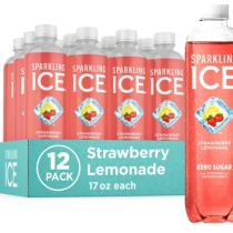 Sparkling ICE Strawberry Lemonade - 12 Count (17oz)