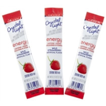 Crystal Light On The Go Wild Strawberry Energy - 30 Count