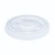 Fabri-Kal Greenware LGC12/20 Compostable Clear Plastic Lid with Straw Slot - 1000 Count (12oz/20oz)