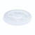 Fabri-Kal Greenware LGC16/24 Compostable Clear Plastic Lid with Straw Slot - 1000 Count (16oz/24oz)