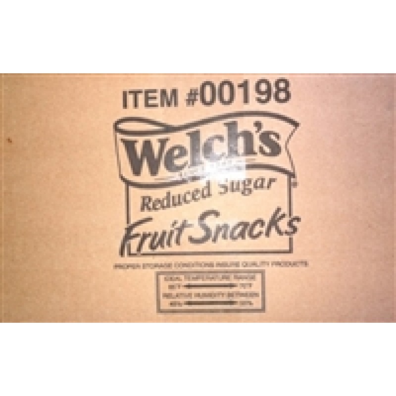 Case View 144ct - Welch's Fruit Snacks Reduced Sugar